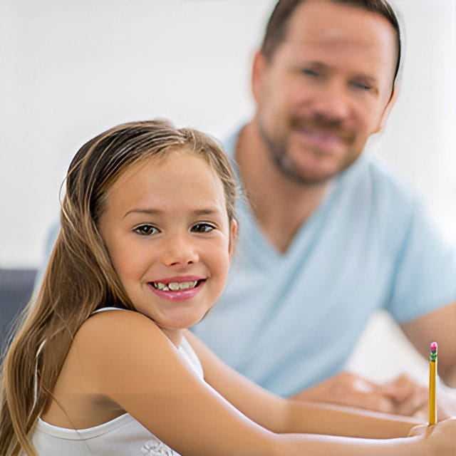 Daughter and dad